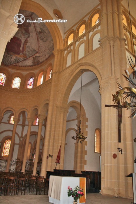 Paray le Monial. Le Sacre Coeur. Alzado de la cabecera