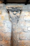 Carcassonne. Saint-Nazaire y Saint-Celse. Fuste con figura esculpida