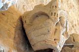 Carcassonne. Saint-Nazaire y Saint-Celse. Capitel con escena de la Natividad