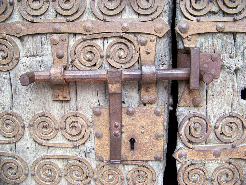 Cornellá de Conflent. Santa María. Detalle del cerrojo