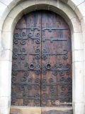 Rià. Sant Vicenç. Portada de la fachada oeste