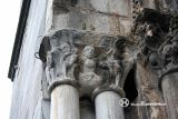 Saint Bertrand de Comminges. Sainte Marie. Capitel con ávaro devorado por buitres 