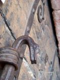 Villafranca de Conflent. Sant Jaume. Detalle de la cerradura