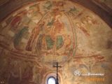 Montmorillon. Notre Dame. Pintura en el ábside de la cripta