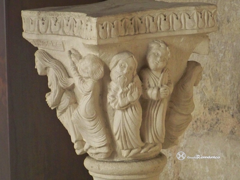 Aix-en-Provence. Saint Sauveur. Capitel con Noli me tangere