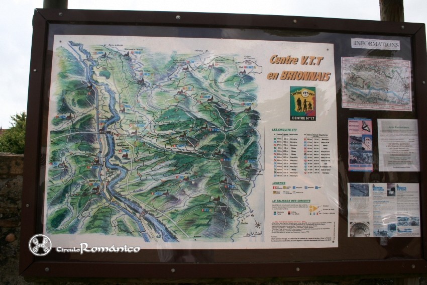 Montceaux L´Etoile. Mapa