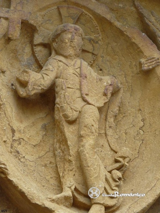 Montceaux L´Etoile. Saint Pierre y Saint Paul. Detalle de Jesús