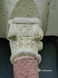 Zanká. Szent István. Detalle del capitel con decoración geométrica