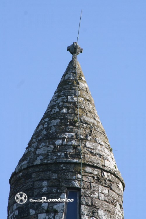 Ardmore.Monasterio de Saint Declan.Cúspide de la torre