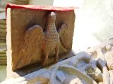 Bardone. Santa María di Assunta. Águila con alas desplegadas