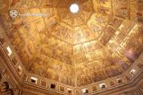 Florencia. Baptisterio de San Giovanni. Cúpula. Lámpara, coro de ángeles, Génesis, hª de José,  hªs de María y Cristo, hª San Juan Bautista y Juicio Final