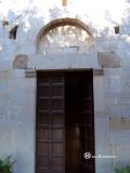 Massarosa. San Pantaleone a Elici. Puerta de acceso en la fachada oeste