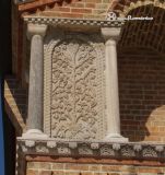 Murano. Santa María y San Donato. Detalle de placa de mármol vegetal