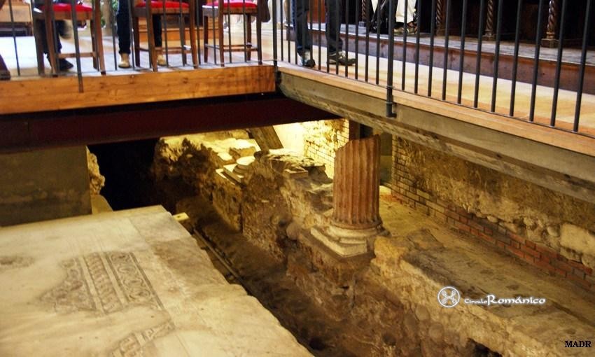 Verona. Santa María Matricular. Restos paleocristianos