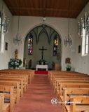 Bendern. Kirchhügel. Interior del templo