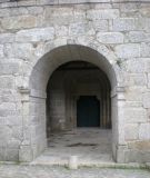 Amarante-Telôes. Santo André. Fachada oeste. pórtico, entrada