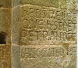 Pombeiro. Monasterio de Santa Maria. Inscripción