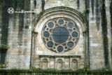 Pombeiro. Monasterio de Santa Maria. Fachada oeste, rosetón
