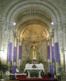 Monçao- Longos Vales. San Xoan de Longos Vales. Interior, arco triunfal