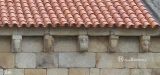 Viseu-Tabuaço. San Pedro das Águias. Canecillos figurados