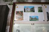 Caldey Island. Monasterio de Saint Illtud.Panel