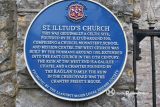 Llantwit Major. Iglesia de Saint Illtud (cartel)