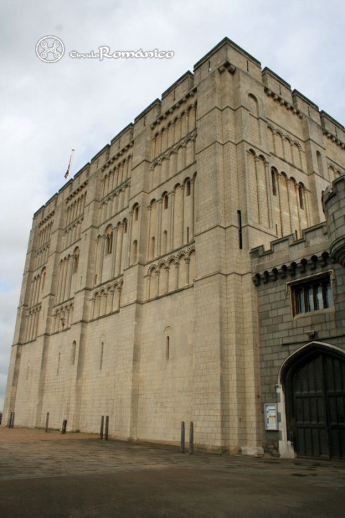 Norwich. Castillo normando.Lateral