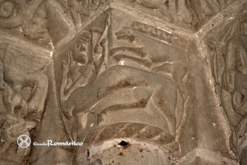 Rock. Iglesia de San Pedro y San Pablo.Escena de caza