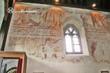 Clayton. Iglesia de San Juan Bautista.Pinturas de la zona alta de la nave