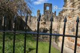 Kirkstall (Leeds). Abadia.Restos de la cocina para la carne