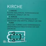 Spiez. Schlosskirche. Cartel