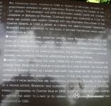 Bonmont. Abadía. Cartel explicativo