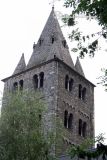 San Mauricio. Abadía de St. Maurice. Detalle de la torre