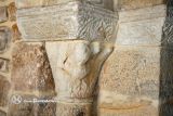 San Andres de Soria. San Andres Apostol.Capitel figurado (izq)