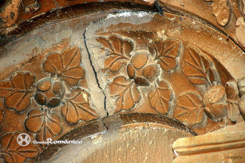 Villaseca. San Roman. Detalle de arquivolta interior